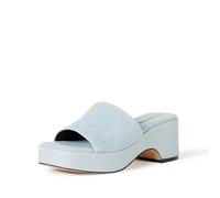 The Drop Bertina Ciabatte da donna con zeppa, jeans, 39.5 EU