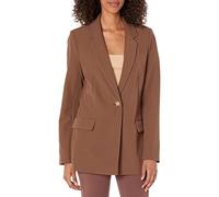 The Drop Blazer da Donna, Blake, Lungo, Chicco di caffè, XXL Plus