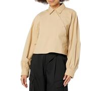 The Drop Camicia da Donna, Asimmetrica sul Davanti Corta, Travertino, by @karenbritchick, XS