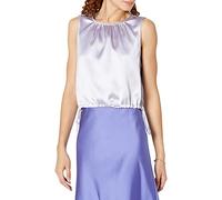 The Drop Canotta da Donna, Tanya, a Palloncino, con Collo Arricciato, Lavanda, M