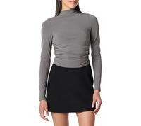 The Drop Ebony Mock Neck Long Sleeve Top Camicie Donna (Pacco da 1)