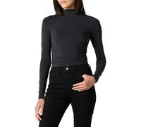 The Drop Ebony Mock Neck Long Sleeve Top Camicie, Nero, XXL Plus