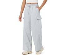 The Drop Esperanza Relaxed Nylon Cargo Pants Pantaloni, Micro Chip, 4XL Plus