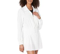 The Drop, giacca corta da donna Quinn, con cerniera, bianca, 3XL Plus, taglia forte