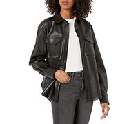 The Drop, Giacca da Donna, Lunga Stile Camicia in Similpelle, di @lisadnyc