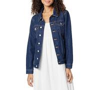 The Drop, giacca di jeans allungata Zain, da donna, indaco scuro, XXS