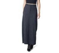 The Drop Gonna Lunga a Colonna Denis da Donna, a Righe Blu Navy, M