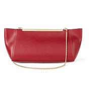 The Drop Harlei Framed Clutch Frizione, Rosso Scuro, One Size