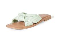 The Drop Ida Sandali da donna piatti con nodo, menta, 37.5 EU