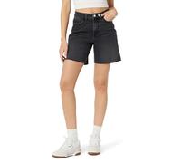 The Drop - Mari Long Relaxed Denim Short, Pantaloncini in Denim Donna