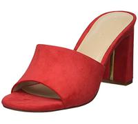 The Drop Pattie Sandalo Mule con Tacco Largo da Donna, Rosso, 37.5 EU