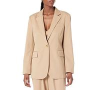The Drop Ramona Loose Fit Relaxed Blazer, Grigio Pietra, 4XL Plus