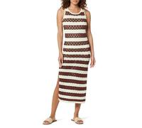 The Drop Ritu Crochet Maxi Dress da Donna, Pointelle A Righe Neutre, S