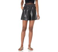 The Drop Rose Loose Fit Paperbag Pull-on Short Pantaloncini, Nero, M
