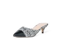 The Drop Sabot da Donna Paulina Bicolore a Punta, Tweed/Nero, 38