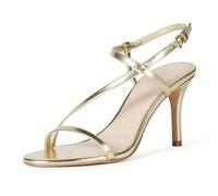 The Drop Sandali da Donna Arco con Tacco e Cinturino, Oro, 36.5 EU