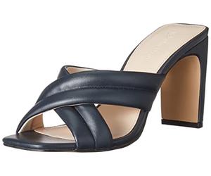 The Drop, sandali da donna Ava con cinturino incrociato, con tacco alto, nero, 37.5 EU