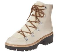 The Drop Scarponi da Trekking Caleb in Shearling Hi-Top, Osso, 39.5 EU