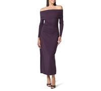 The Drop Stevie off The Shoulder Maxi Knit Dress Vestiti, Prugna Perfetta, 3XL Plus