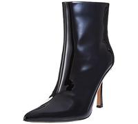 The Drop Women's Stivaletti con Tacco Gail, PU nero verniciato, 36.5