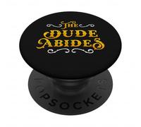The Dude Abides Design vintage per il giocatore di bocce PopSockets PopGrip Adesivo