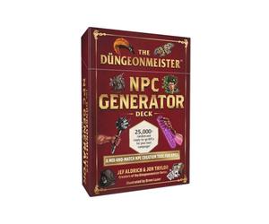 The Düngeonmeister Npc Generator Deck: A Mix-and-match Npc Creation Tool for Rpgs