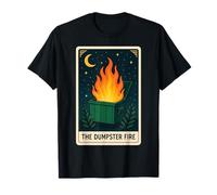 The Dumpster Fire Tarot Card Racconto Ferale Maglietta