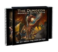The Dungeon Books of Battle Mats (2 book set)