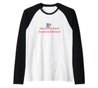 The Early Bird Kann Mich Mal Maglia con Maniche Raglan