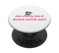 the early bird kann mich mal PopSockets PopGrip Adesivo