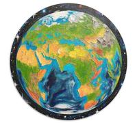 The Earth 1000 Pezzi Puzzle Giochi Di Puzzle Planet Puzzle Circolare Puzzle Classico Puzzle Arte Regali Decorativi Per Bambini 1000pcs (67.5x67.5cm)