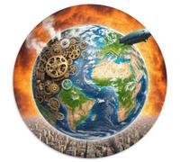 The Earth 1000 Pezzi Puzzle Giochi Di Puzzle Planet Puzzle Rotondo Giochi Intellettuali Per Adulti E Bambini Puzzle Creativo Giocattolo Antistress Regalo Famiglia 1000pcs (67.5x67.5cm)