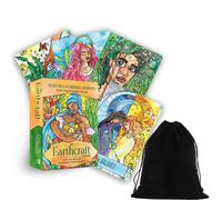 The Earthcraft Oracolo Mazzo Carte & Guida - Sacro Curativo Carte Con Borsa