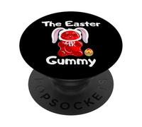 The Easter Gummy Bear Funny Easter Cute Kid's Red PopSockets PopGrip Adesivo