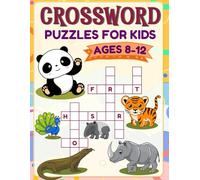 The Easy and Relaxing Crossword puzzles Book,Relaxing Memory Activities, Easy Puzzles, Engaging Animal Puzzles and Fun.