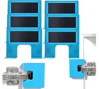 The Easy Hinge Mate - La soluzione rapida per l'installazione di porte, maschera per cerniera dello stipite, installazione di chiavistelli da falegname, guida accurata per il taglio delle cerniere