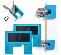 The Easy Hinge Mate - Your Quick Fix for Door Installation,Adjustable Accurate Guide for Hinges Cutting,Door Jamb Hinge Jig,Home Drawer Woodworking Exterior Tool (2PCS)