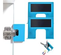 The Easy Hinge Mate - Your Quick Fix for Door Installation, Adjustable Door Installation Tool, Door Jamb Hinge Jig, Adjustable Accurate Guide for Hinges Cutting for Quick Setup (2Pcs)