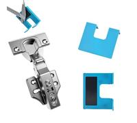 The Easy Hinge Mate - Your Quick Fix For Door Installation, Carpenter Latch Installation in Minutes, Adjustable Accurate Guide for Hinges Cutting (1PCS)