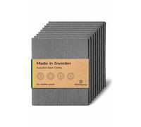 The EcoGurus Strofinacci svedesi per cucina, altamente assorbenti, in spugna di cellulosa, colore grigio