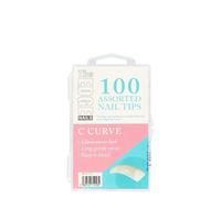 The Edge Nails C Curve Tips x 100 Assorted