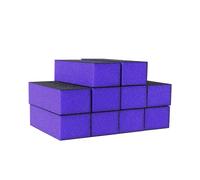 The Edge Nails Purple Sanding Block 60/100 Grit (10 Pack)
