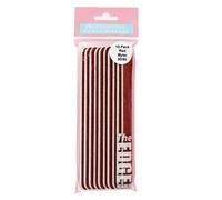 The Edge Nails Red Mylar Files 80/80 (10 Pack)