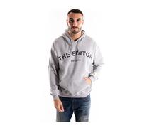 The Editor, ,Sweatshirts & Hoodies ,Uomo ,Grigio ,L Felpa con Cappuccio