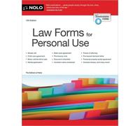 The Editors of Nolo Nolo the Editors Law Forms for Personal Use (Tascabile)