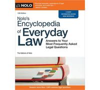 The Editors of Nolo The Editors of Nolo's Encyclopedia of Everyday (Tascabile)