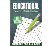 The Educational Word Search Puzzle Book: Education themed Word Search Puzzle Book about School, College and University | Suitable for All Ages with 80+ Puzzles | 6x9 inches