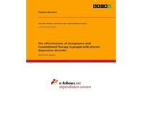 The effectiveness of Acceptance and Commitment Therapy in people with chronic depressive disorder