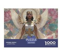 The Egyptian Goddess Puzzle 1000 Pezzi Grandi Dimensioni Per Adulti E Bambini Idea Regalo Queen Immagine Dipinta, Intrattenimento Creativo Puzzle Classico Per Adulti E Bambini Dai 14 Anni70x50cm/1000p