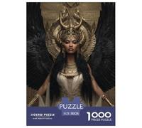 The Egyptian Goddess Puzzle 1000 Pezzi Per Adulti Regalo Per Adulti E Bambini Da 14 Anni E Più Queen Perfetto Per Appassionati Di Puzzle Esperti Puzzle Classico Per Adulti E Bambini Dai 14 Anni38x26cm